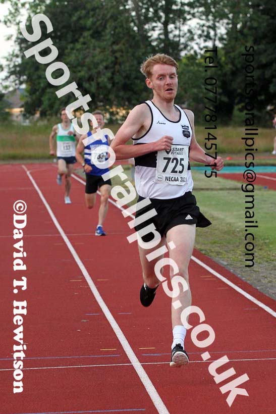 3000 metres, 2021 North East Grand Prix No.4, Monkton, Wednesday, June 30th. Photo: David T. Hewitson/Sports for All Pics